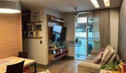Lindo apartamento com 3 dormitórios, sendo uma suite, todo montado, uma vaga, lazer completo!!
