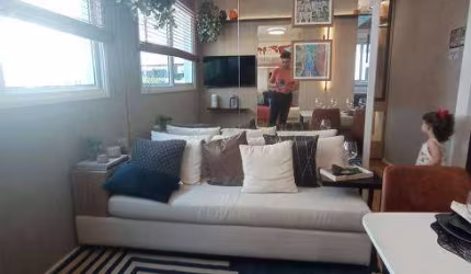 APARTAMENTO COM 2 DORMITÓRIOS E VARANDA, realize seu sonho com entrada de $200 reais.