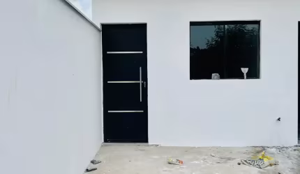 Casa térrea à venda/ 1 Dorm./ Quintal/ Fase final de acabamento/ Só 197 mil