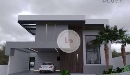 Casa  nova com 4 quartos,  4 suítes à venda, 400 m² por R$ 3.400.000 - Condomínio Terras de Vinhedo - Vinhedo/SP