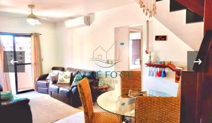 COBERTURA DUPLEX, MOBILIADA, BEM PERTINHO DO MAR!