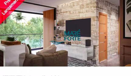 APARTAMENTO NOVO COM 70M² A 250 METROS DA ORLA DO PEREQUÊ-AÇÚ!