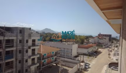 Apartamento na Toninhas em Ubatuba SP com Mobília e com vista parcial para o Mar