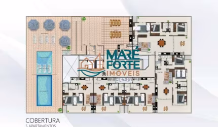 Apartamento com 2 dormitórios novo 300 metros da praia dos Toninhas