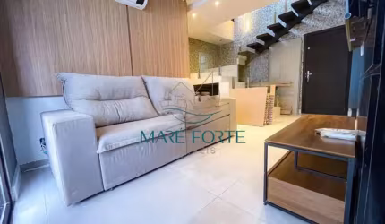 Linda Cobertura Duplex Mobiliada na Praia Grande!!