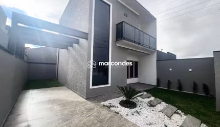 Casa com 3 quartos à venda na Rua Jabuticabeira, 120, Eucaliptos, Fazenda Rio Grande por R$ 550.000