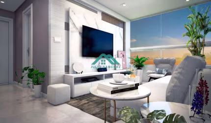 ENTRADA 231 MIL - Apartamento Luxuoso com 2 Dorm, Suíte, Sacada Envidraçada!!!