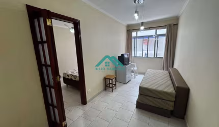 Apto 1 Quarto Mobiliado c/ Vaga - 42,75m² - R$225.000 à Vista ou Financiamento