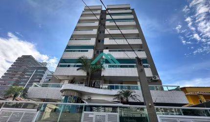 Apartamento mobiliado a 150m da praia, 1 dorm, vaga e lazer – R$335.000,00!!