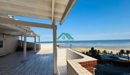 Locação - Viva no Paraíso! Apto Frente à Praia c/ 2 Dorms e Lazer - R$2.700,00