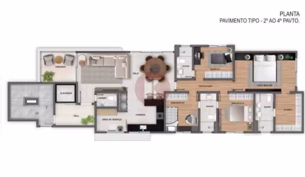 Apartamento à venda, 4 quartos, 4 suítes, 3 vagas, Liberdade - Belo Horizonte/MG