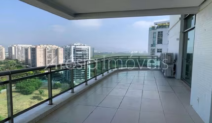 Apartamento com 4 dormitórios à venda, 376 m² por R$ 4.500.000,00 - Península - Rio de Janeiro/RJ