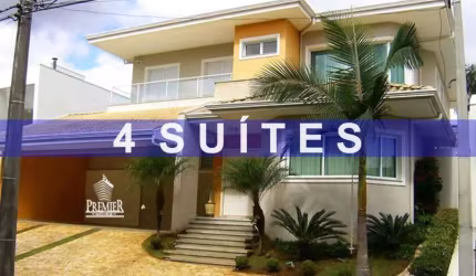 CASA NO CONDOMÍNIO TERRAS DE SÃO CARLOS (4 SUÍTES) COM CLOSET E SACADA EM JUNDIAÍ/SP