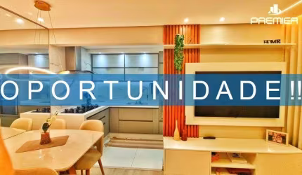 APARTAMENTO COM FINO ACABAMENTO RES. HARMONIA 52 M², 2 DORMITÓRIOS, COZINHA ESTILO AMERICANA