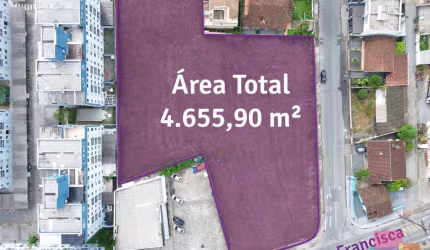 Terreno comercial para alugar na Rua Dona Francisca, --, Santo Antônio, Joinville por R$ 33.000