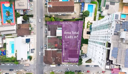 Terreno comercial à venda na Rua Jacob Eisenhuth, --, Atiradores, Joinville por R$ 6.000.000