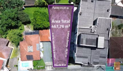 Terreno à venda na Rua Pedro Ernesto, --, Saguaçu, Joinville por R$ 350.000