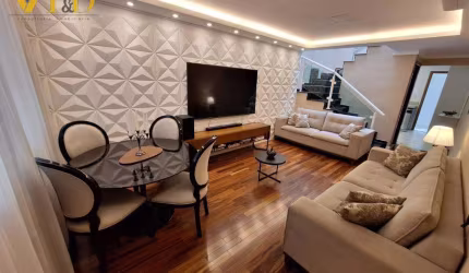Sobrado à venda em São Paulo, Chácara Santo Antônio (Zona Leste), com 3 quartos, com 110 m²