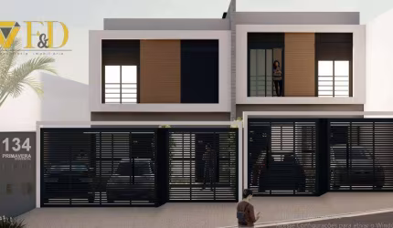 Sobrado à venda em São Paulo, Vila Robertina, com 2 suítes, com 71 m²