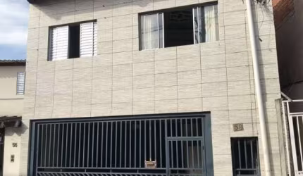 SOBRADO EM TERRENO COM FRENTE PARA 2 RUAS - LOCALIZADO NA VILA SILVIÂNIA