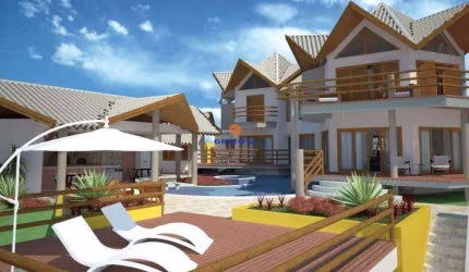 CASA NO RESIDENCIAL REAL VILLAGE | 6 SUÍTES | 3 SALAS | 8 BANHEIROS | PISCINA