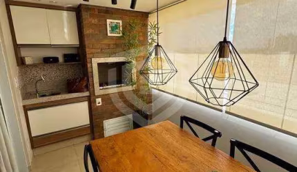 APARTAMENTO EDIFÍCIO ELARA (DECORADO - MOBILIADO) | 2 SUÍTES | 1 SALA | 2 VAGAS | VARANDA GOURMET