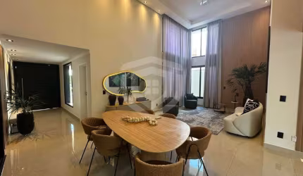 Casa mobiliada à venda no Condomínio Villa Dumont com 4 suítes