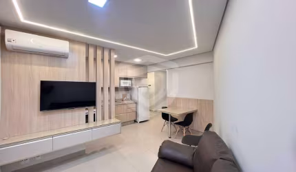 Apartamento com 1 dormitório mobiliado para alugar, 49 m² Artemis Residencial