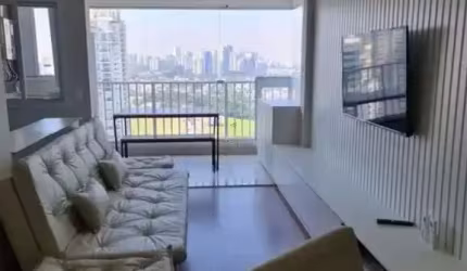 Acqua Park Alphaville - Apartamento Mobiliado com 69m², 3 Dorms (1 Suíte) e 2 Va
