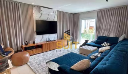 Gênesis I - Casa com 4 Suítes, 4 Vagas, Piscina Aquecida, Sacada, Hidromassagem e Escritório em Santana de Parnaíba/SP! Contato: Suit (11) 94584-8250