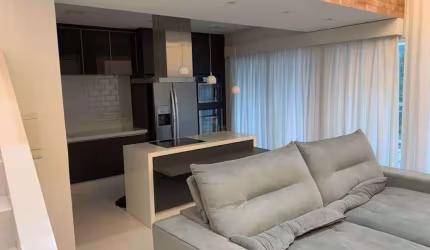 Apartamento Duplex com 1 dormitório à venda, 80 m² por R$ 990.000 - Tamboré - Ba