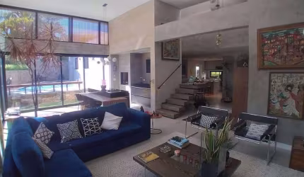 Casa com 3 dormitórios à venda, 270 m² por R$ 4.500.000 - Alphaville 06 - Santan