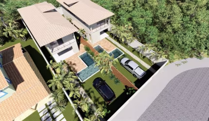 Casa de luxo em Corais do Arraial - Porto Seguro: 03 dormitórios, 180m², 3 suítes, 4 banheiros - Venda por R$ 1.750.000