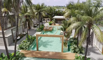 Apartamento de luxo à venda  na Orla Norte de Porto Seguro - 39M², 1 dormitório, 1 suíte e 1 banheiro por R$ 416.000,00