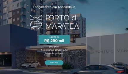 PORTO DI MARATEA - CONDOMINIO AO LADO DO SESC 40 HORAS - 2 E 3 QUARTOS