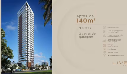 Live Almaa em são Bras - 3 Suites e 2 vagas com vista panoramica para a baia