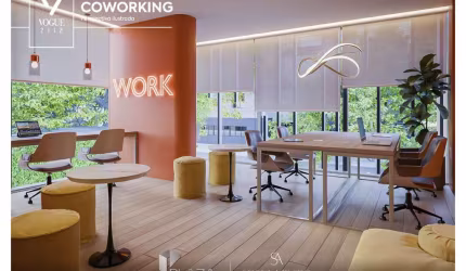 VOGUE 2112 – Lazer Completo com Rooftop, Pub, Coworking e Brinquedoteca