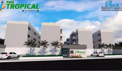 PARK TROPICAL Lançamento com 46m² e 1 vaga de garagem