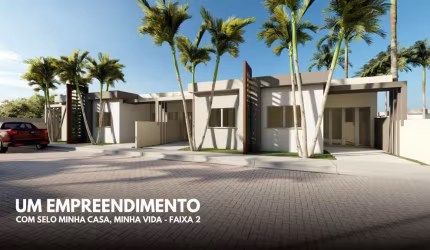 CONDOMÍNIO OLIMPO Conforto e segurança no 40 Horas. Casas na planta