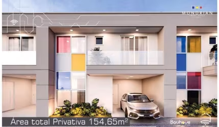 MONDRIAN SMART HOUSE Casa com 3 suítes em condomínio fechado