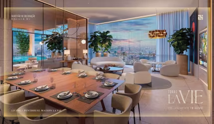 TORRE LA VIE Luxo e conforto com 3 ou 4 suítes + até 3 vagas em Nazaré