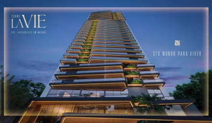 TORRE LA VIE Na planta com 4 suítes em Nazaré. Entrega em 2028