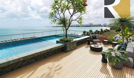 Apartamento Beira mar com 2 dormitórios à venda, 61 m² por R$ 819.000 - Jardim Oceania - João Pessoa/PB