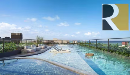 Apartamento flat com 1 dormitório à venda, 21 m² por R$ 446.000 - Bessa - João Pessoa/PB