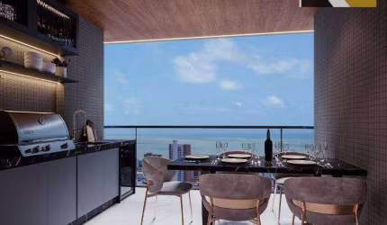 Apartamento com 3 dormitórios à venda, 131 m² por R$ 1.389.000,00 - Jardim Oceania - João Pessoa/PB
