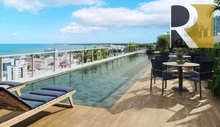 Apartamento com 2 dormitórios à venda, 60 m² por R$ 913.000 - Cabo Branco - João Pessoa/PB