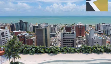 Apartamento com 2 e 3 dormitórios à venda, 72 m² por R$ 840.000 - Cabo Branco - João Pessoa/PB