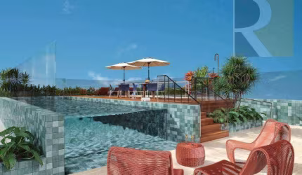 Apartamento Flat com 1 e 2 dormitório à venda, 29 m² por R$ 455.000 - Tambaú - João Pessoa/PB