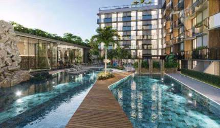 Flat resort com 1 dormitório à venda, 18 m² por R$ 370.000 - Cabo Branco - João Pessoa/PB