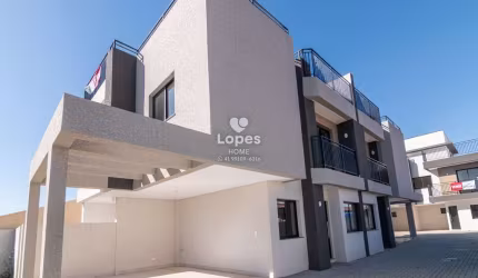 Casa em condomínio fechado com 3 quartos à venda na Rua Benjamin Mion, 277, Santa Felicidade, Curitiba, 126 m2 por R$ 755.000